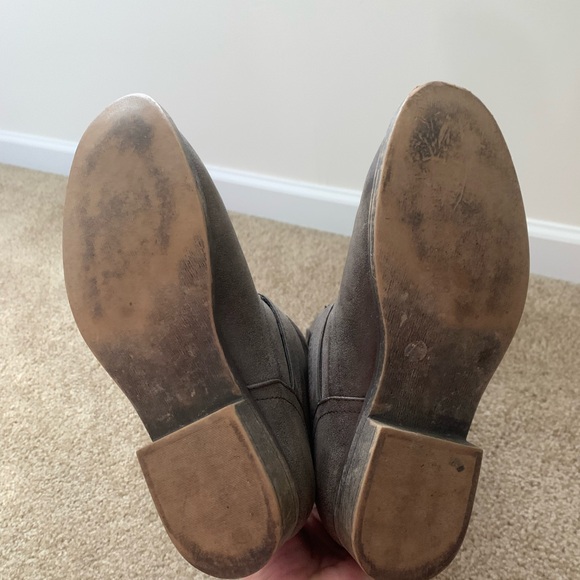 Madden Girl Brown Over the Knee Boots Cactus 7.5 with Buckle Straps distressed - Picture 8 of 15